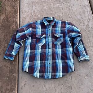 Vintage Field and Stream Flannel Shirt Jacket